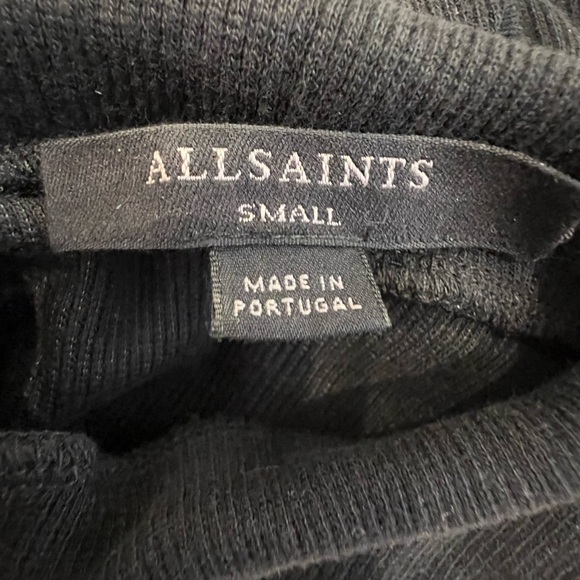 AllSaints Raffi Roll Neck Bodysuit - Picture 4 of 5
